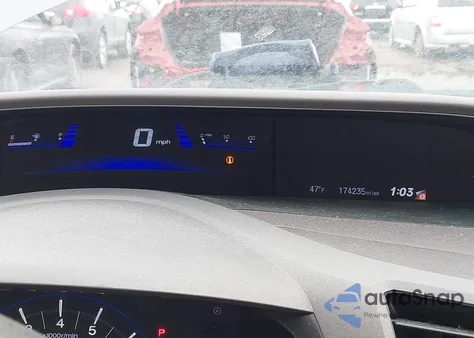 2012 Honda Civic Hybrid from USA, damaged, VIN JHMFB4F28CS009153